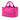 Pink Prada Canvas Canapa Logo Satchel