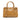 Tan Prada Small Saffiano Vernice Galleria Double Zip Satchel