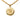 Gold Chanel CC Gold Plated Medallion Pendant Necklace