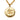 Gold Chanel CC Gold Plated Medallion Pendant Necklace