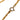 Gold Chanel CC Gold Plated Medallion Pendant Necklace