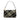 Black Burberry Nova Check Wool Shoulder Bag