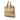 Beige Burberry Haymarket Check Coated Canvas Tote