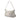 Gray Fendi Micro Zucchino Canvas Double Flap Shoulder Bag