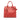 Red Prada Saffiano Lux Shopping Tote Satchel