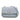 Gray Chanel Mini Calfskin Chain Around Flap Crossbody Bag