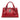 Red Bottega Veneta Mini Nappa Intrecciato Roma Satchel