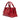 Red Bottega Veneta Mini Nappa Intrecciato Roma Satchel