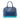 Blue Prada Bicolor Saffiano Lux Promenade Dome Handbag