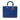 Blue Dior Large Lambskin Cannage Lady Dior Satchel