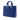Blue Dior Large Lambskin Cannage Lady Dior Satchel