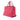 Pink Prada Saffiano Soft Triple Pocket Tote Satchel