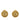 Gold Chanel CC Gold Plated Round Clip On Earrings