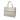 Gray Dior Medium Oblique Embroidered Canvas Book Tote