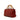 Red Gucci Medium Calfskin Bamboo Shopper Satchel - Designer Revival