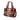 Beige Burberry Patent Trimmed House Check Coated Canvas Hearts Pilgrim Satchel
