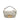 White Fendi Mini Zucca Embossed Leather Baguette Satchel - Designer Revival