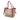 Beige Burberry Small Haymarket Check Coated Canvas Canterbury Tote