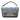 Gray Fendi Mini Zucca Embossed Leather Baguette Satchel