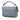 Gray Fendi Mini Zucca Embossed Leather Baguette Satchel
