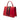 Red Gucci Medium Leather Web Sylvie Top Handle Bag Satchel