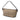 Beige Gucci GG Canvas Boat Shoulder Bag