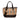 Brown Burberry Haymarket Check Canvas Handbag