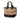 Brown Burberry Haymarket Check Canvas Handbag