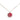 Gold Chanel Gold Plated Resin CC Round Pendant Necklace