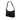 Black Burberry Nova Check Trimmed Canvas Shoulder Bag