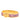 Gold Hermès Narrow Charniere Uni Enamel Bracelet
