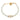 Gold Dior Gold Plated Resin Pearl 30 Montaigne Bracelet