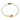 Gold Dior Gold Plated Resin Pearl 30 Montaigne Bracelet