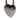 Silver Hermès Palladium Plated Annee De La Fantaisie Heart Cadena Lock Charm - Designer Revival