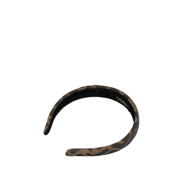 Brown Fendi Zucca Headband