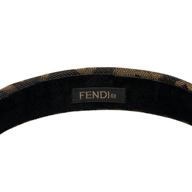 Brown Fendi Zucca Headband - Designer Revival