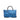 Blue Gucci Medium Calfskin Bamboo Shopper Satchel