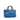 Blue Gucci Medium Calfskin Bamboo Shopper Satchel - Designer Revival