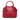 Red Gucci Mini Leather GG Charm Dome Satchel