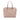 Brown Prada Soft Calf Trimmed Saffiano Lux Open Convertible Tote Satchel