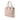 Brown Prada Soft Calf Trimmed Saffiano Lux Open Convertible Tote Satchel