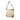Beige LOEWE 160th Anniversary Suede Trimmed Canvas Shoulder Bag