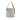 White Chanel Small Perforated Calfskin Logo Eyelet Bucket Bag