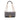 Gray Fendi Embroidered Lace Leather Baguette Chain Shoulder Bag - Designer Revival