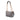 Gray Fendi Embroidered Lace Leather Baguette Chain Shoulder Bag - Designer Revival