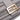 Gray Fendi Embroidered Lace Leather Baguette Chain Shoulder Bag - Designer Revival