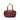 Red LOEWE Mini Anagram Leather Boston Bag