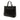 Black Burberry Nova Check Canvas Trimmed Leather Satchel