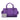 Purple Bottega Veneta Small Nappa Intrecciato Monaco Satchel - Designer Revival