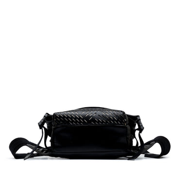 Black Bottega Veneta Perforated Leather Belt Bag - Designer Revival